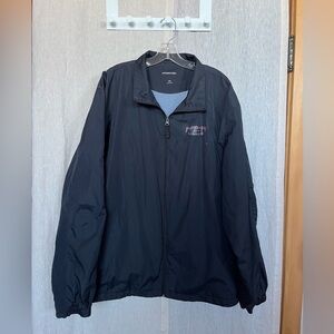 Black Windbreaker Jacket